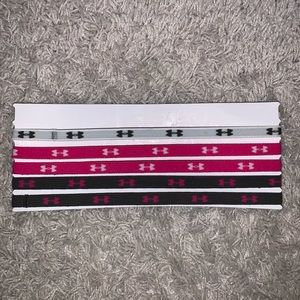5 Under Armour headbands